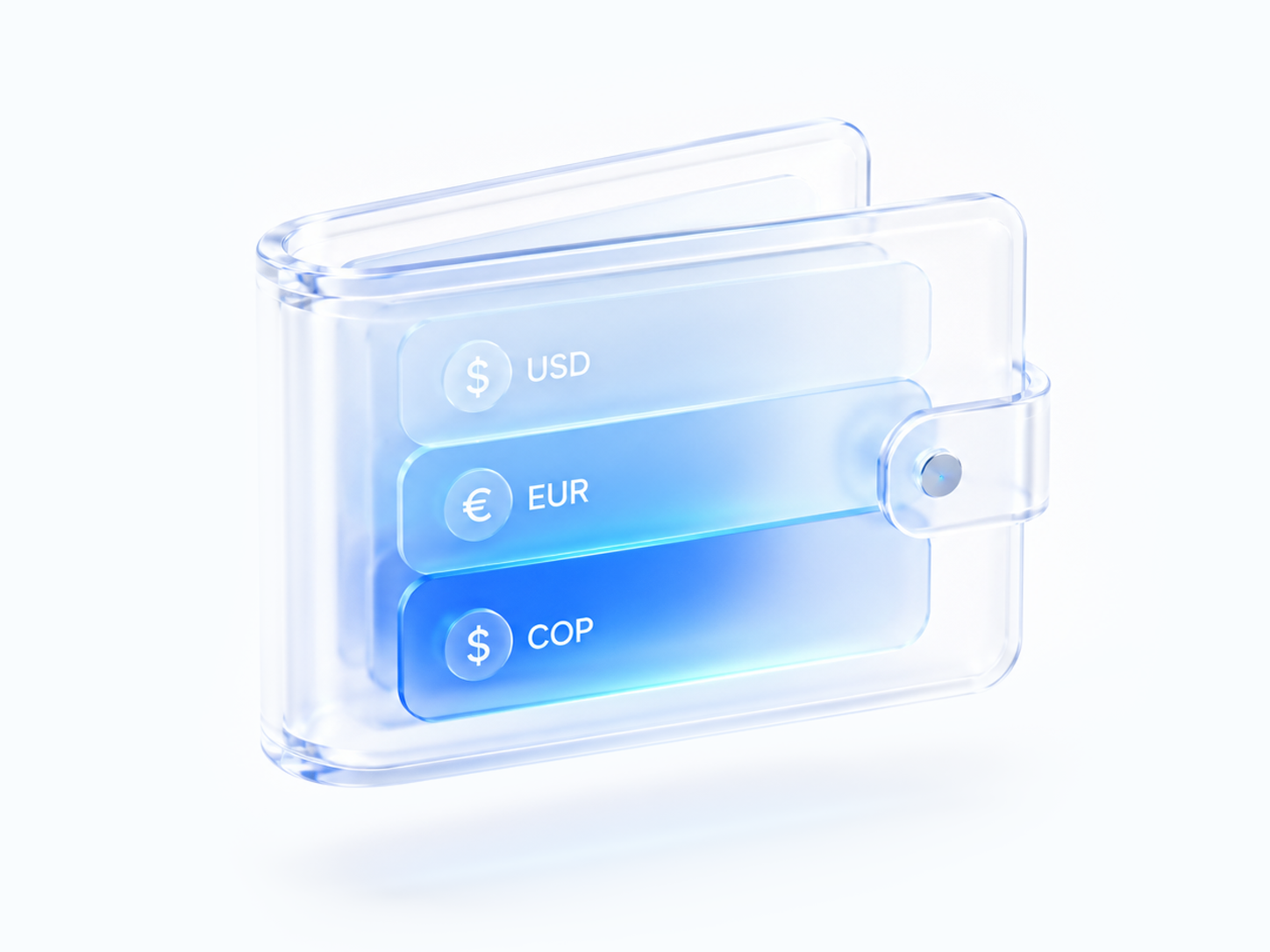 Vista de la billetera multimoneda MonaBit en la app